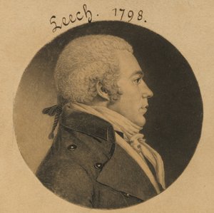 Blutegel od Charles Balthazar Julien Févret de Saint-Mémin