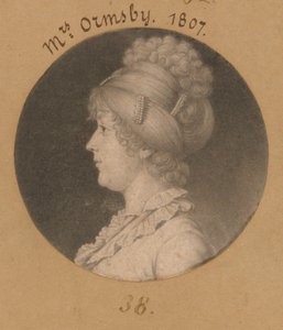 Sarah Mahon Ormsby od Charles Balthazar Julien Févret de Saint-Mémin