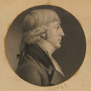 Neznámý muž od Charles Balthazar Julien Févret de Saint-Mémin