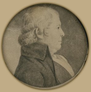 Portrét Paula Revere, ml od Charles Balthazar Julien Févret de Saint Mémin