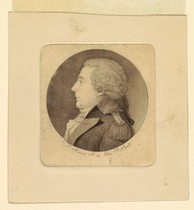 Portrét mladého muže od Charles Balthazar Julien Févret de Saint Mémin