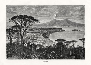 Neapol, Itálie, 1879 od Charles Barbant