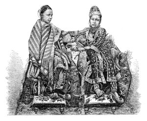 Princezna z Bhópálu, Indie, 1895.