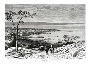 Terst, Itálie, 1879 od Charles Barbant