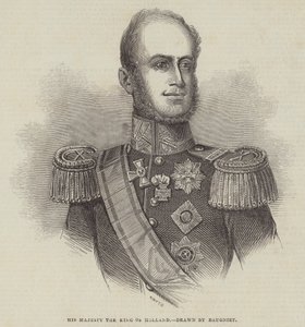 Jeho Veličenstvo král Holandska od Charles Baugniet