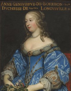 Anne-Geneviève de Bourbon-Condé 1619-1679, vévodkyně z Longueville, polovina 17.