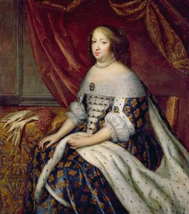 Portrét Anny Rakouské (1601-66) královny Francie