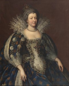 Portrét Marie de Medici 1575-1642, 1655.