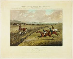 Climax of Disaster, z Velké leicesterské steeplechase od Charles Bentley
