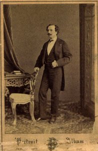 Marius Petipa, ruský baletní tanečník a choreograf, c1855 od Charles Bergamasco
