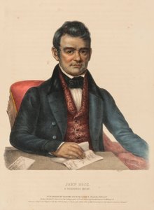 JOHN ROSS. A CHIEF CHEROKEE., z knihy Dějiny indiánských kmenů Severní Ameriky.