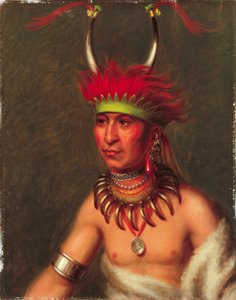 Monchousia (White Plume), Kansa od Charles Bird King