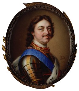 Portrét císaře Petra I. Velikého 1672-1725, 1717.