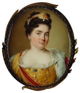 Portrét císařovny Kateřiny I. 1684-1727, 1717.