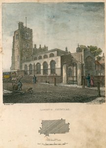 Lambethský kostel od Charles Burton