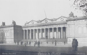 Bordeaux: Palais de Justice (čb fotografie) od Charles Chambon