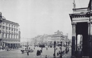 Bordeaux: Place de la Comedie (čb fotografie) od Charles Chambon