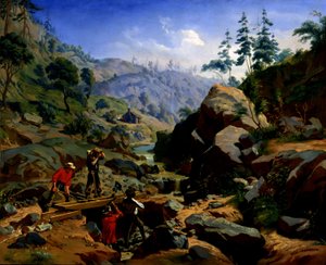 Horníci v pohoří Sierras