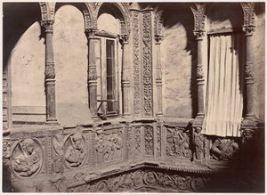 Zaragoza, nádvoří domu známého pod jménem Infantes, 1860.
