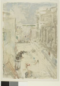 Ulice v Seville od Charles Edward Conder