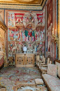 Ložnice Anny Rakouské v papežově bytě (foto) od Charles & Cotelle Jean II (1642 1708) Errard