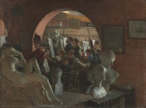 Výklenek v Lize studentů umění od Charles Courtney Curran
