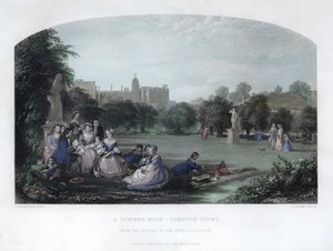 Letní poledne: Hampton Court, 19. století