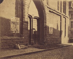 [Doorway of Predikheevenkerk, Gent, Belgie], ca. 1858. od Charles D