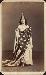 Isabelle "Belle" Freeman, asi 1860 (foto) od Charles D. Fredricks