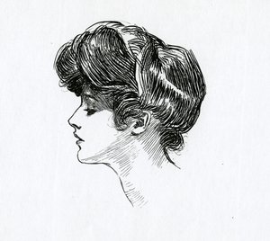 Dívka Gibson, asi 1902