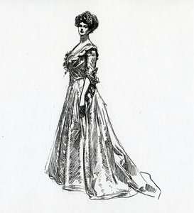 Gibson Girl, kolem roku 1902 od Charles Dana Gibson