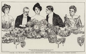 Od vdovy a jejích přátel od Charles Dana Gibson