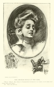 Ilustrace pro The Social Ladder od Charles Dana Gibson