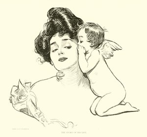 Ilustrace pro The Social Ladder od Charles Dana Gibson