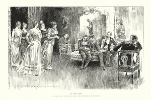 V přestupném roce (litografie) od Charles Dana Gibson