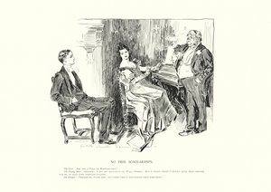 Žádná bezplatná stipendia (litografie) od Charles Dana Gibson