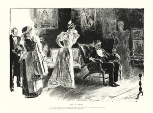 Not a Ghost (litografie) od Charles Dana Gibson