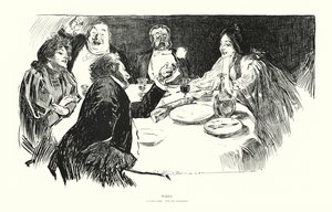 Puzzle (litografie) od Charles Dana Gibson