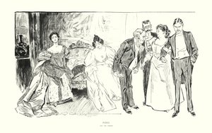 Puzzle (litografie) od Charles Dana Gibson