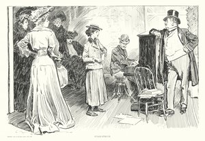 Stage-Struck (litografie) od Charles Dana Gibson