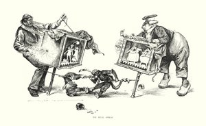 Soupeřící opery (litografie) od Charles Dana Gibson