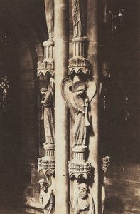 Štrasburská katedrála, Andělský sloup, asi 1858 (foto) od Charles David Winter