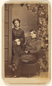 [generál George Brinton McClellan a jeho žena]