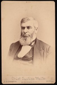 Portrét Morrisona Remicka Mott Waite 1816-1888, před rokem 1888 od Charles De Forest Fredricks