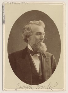 Portrét Josepha Medilla, kolem roku 1876 od Charles Delevan Mosher