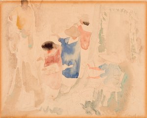 Umělci skicování od Charles Demuth