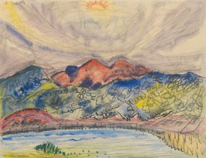 Raná krajina, 1914 od Charles Demuth