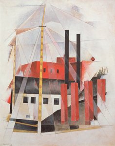 Svátek stěhováků klavíru, 1919 od Charles Demuth