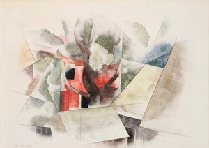 Střechy a fantazie od Charles Demuth
