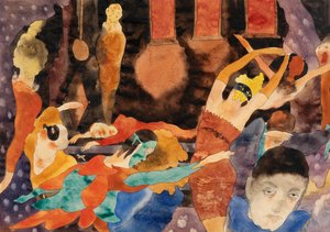 Maska rudé smrti od Charles Demuth